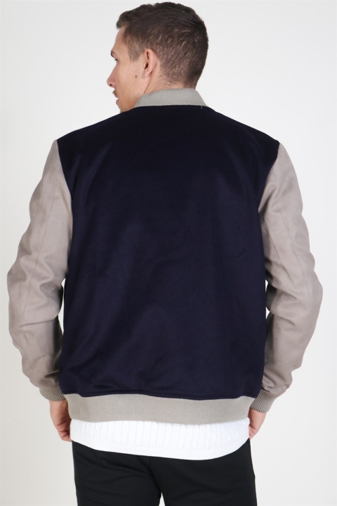 Les Deux Varsity Bomber Jas Navy