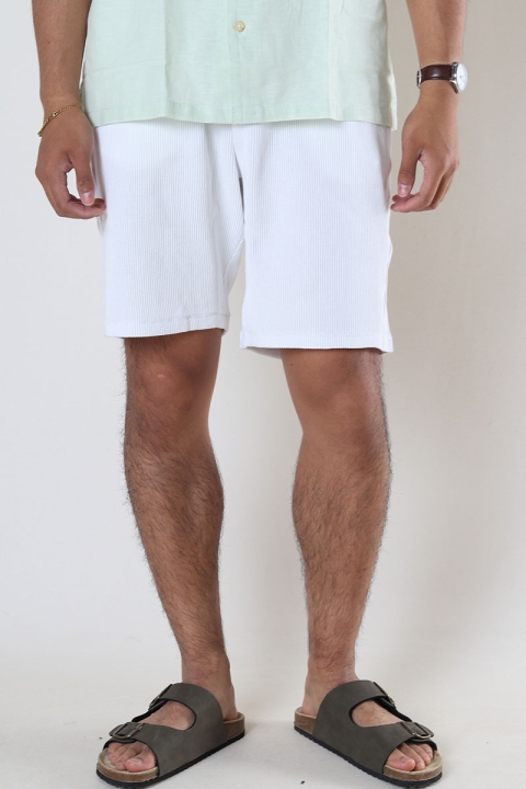 ONLY & SONS ONSBERKELEY LIFE REG SWEAT SHORTS Bright White