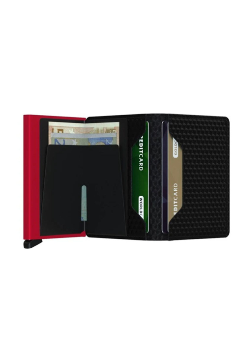 Secrid Slimwallet Cubic Black Red