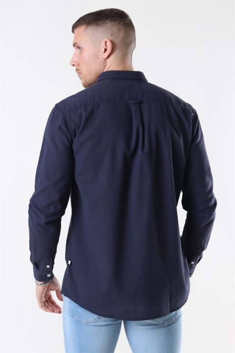 Kronstadt Johan Linen Overhemd Navy