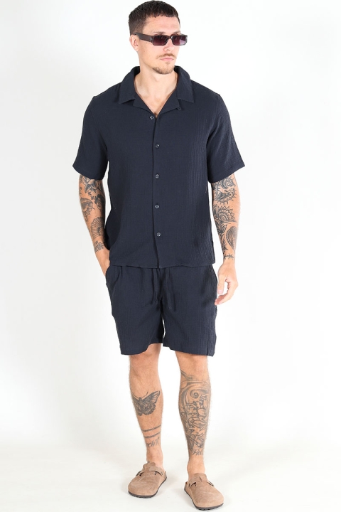 ONLY & SONS Kyle Regular Pas SS Shirt Dark Navy