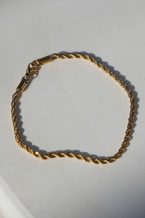 Northern Legacy Rope Armband Guldtonet
