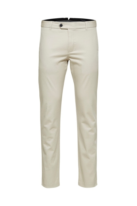 Selected Slim Carlo Pants B Noos Silver Lining