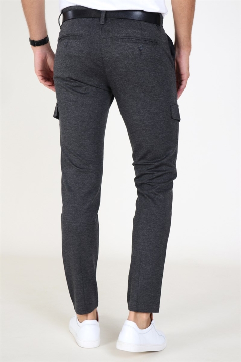 Only & Sons Mark Cargo Pants Dark Grey Melange