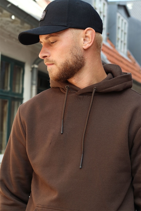 Jack & Jones Bradley Sweat Hoodie Seal Brown