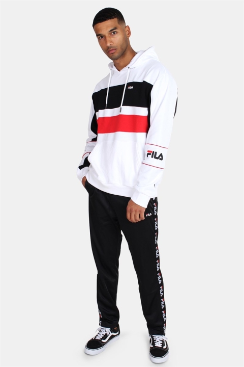 Fila Men Tan Hoodie Bright White