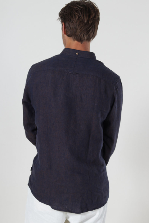 Kronstadt Ayers Ls shirt Chocolate Plum