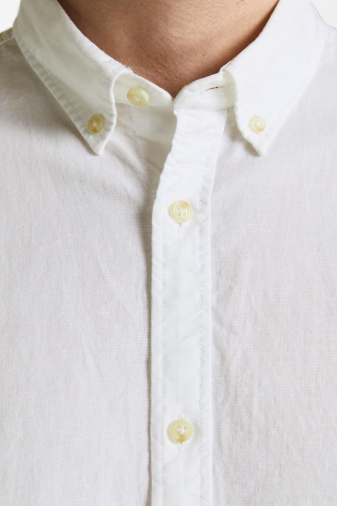 Jack & Jones JJESUMMER SHIRT S/S S22 SN White