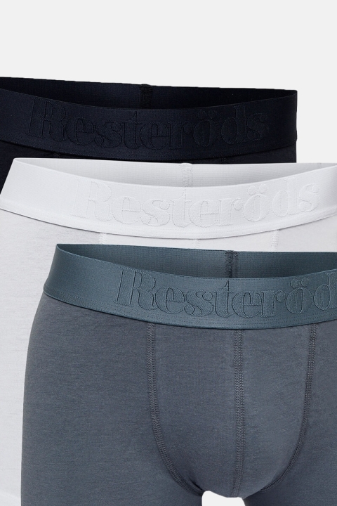 Resteröds Bambu 3-Pack Gunnar Boxers Black/White/Grey