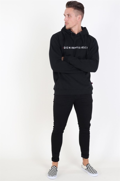 Denim Project Logo Hoodie Black