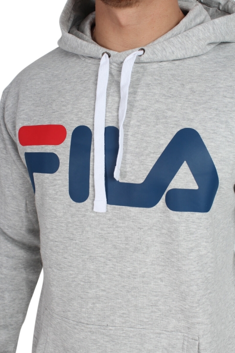 Fila Classic Logo Hoodie Light Grey Melange