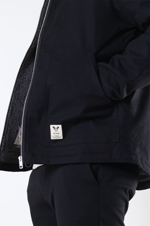 Fat Moose Nero Utility Jacket Black