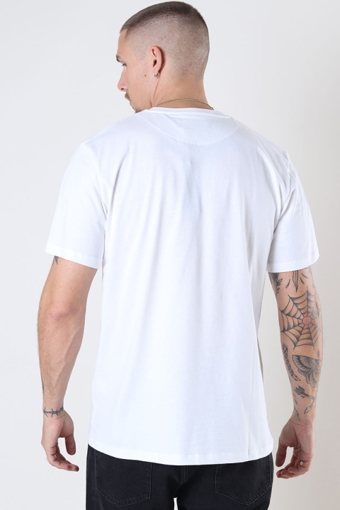 Clean Cut Copenhagen Refshaløen Brushed Cotton Tee White