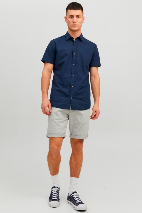 Jack & Jones Summer Linen Shirt SS Navy Blazer