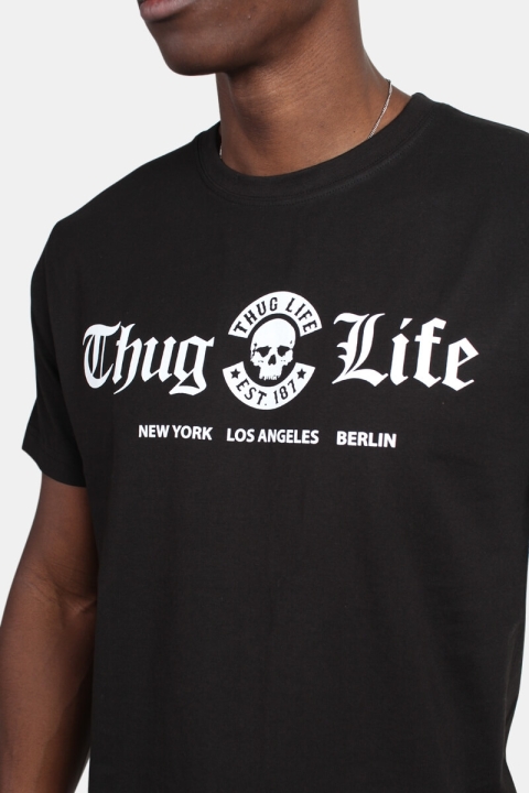 Mister Tee MT384 Thug Life Cities Tee Black
