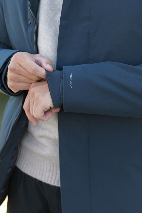 Jack & Jones Keen Stretch Parka Jacket Dark Navy