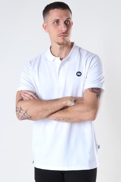 Kronstadt Albert Recycled cotton polo White