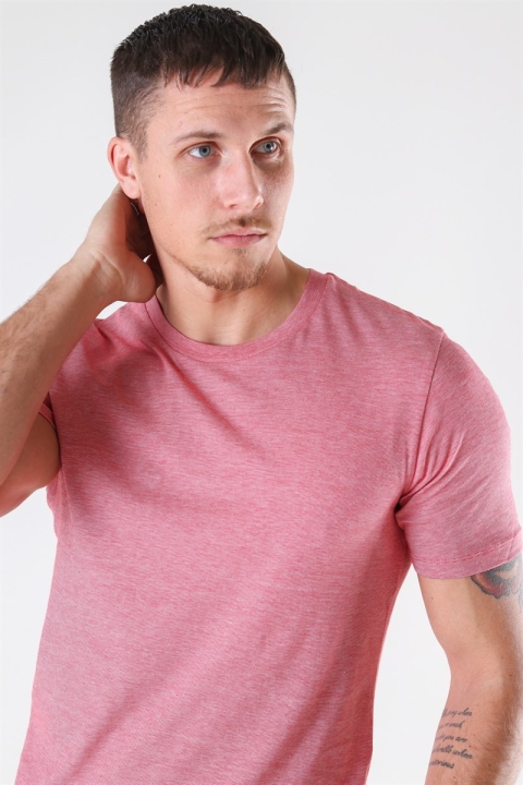 Selected The Perfect Mel SS O-Neck T-shirt Goij Berry/Bright White