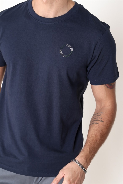 Clean Cut Antonie Logo S/S T-shirt Navy