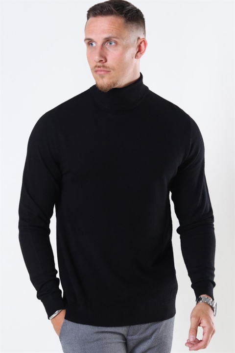 Only & Sons Mikkel 12 Soft High Neck Breien Noos Black