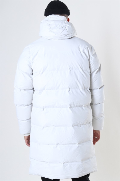 Rains Long Puffer Jas Off White