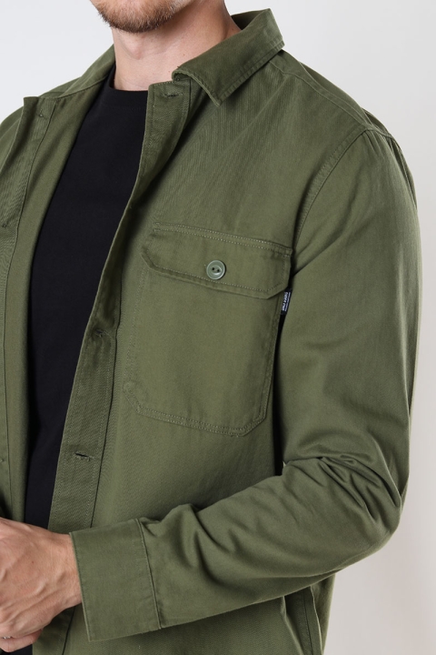 Only & Sons SILVIO LS POCKET Overshirt Winter Moss