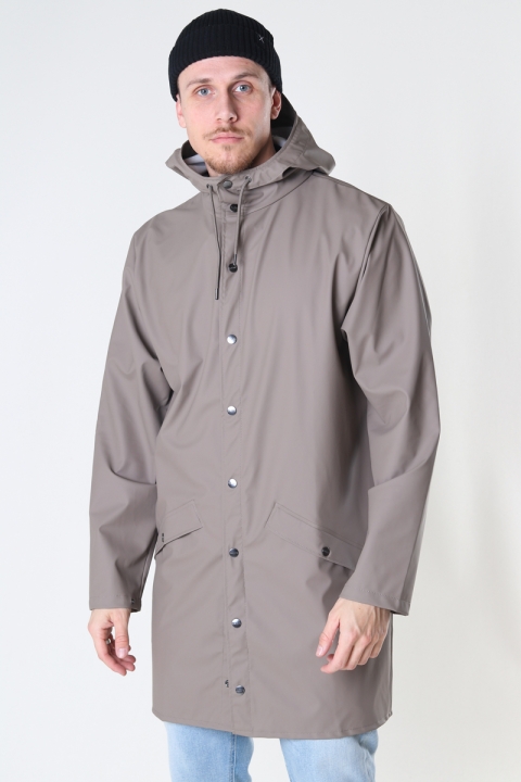 Rains Long Jacket 17 Taupe