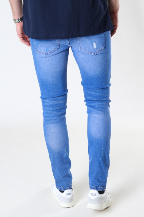 Denim project MR. RED DESTROY 170 Royal blue