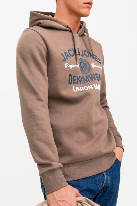 Jack & Jones LOGO SWEAT HOOD 2 COL 22/23 Falcon