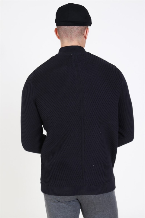 Only & Sons Roland 7 Structure Breien Dark Navy