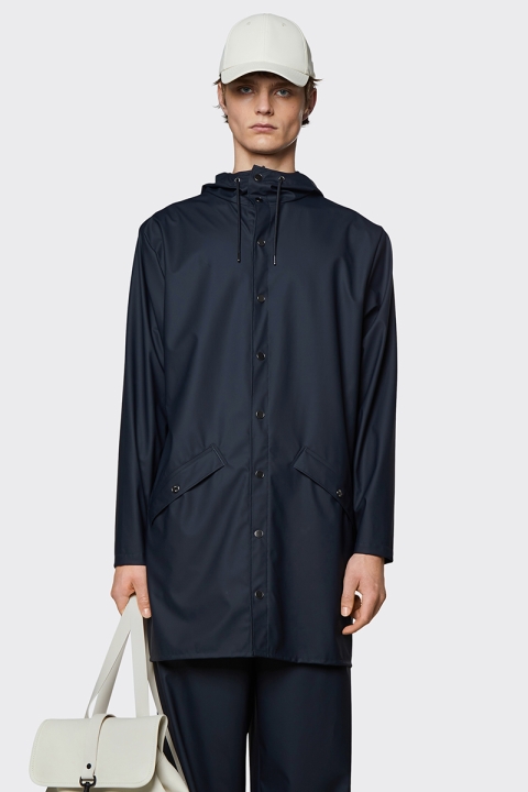 Rains Long Jacket 47 Navy