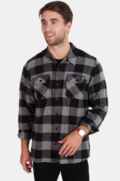 DICKIES NEW SACRAMENTO SHIRT  GREY MELANGE