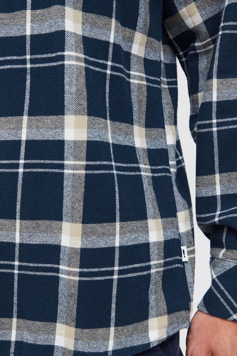 Solid Gisa Shirt Insignia Blue