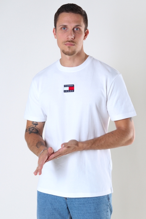 Tommy Hilfiger TJM TOMMY BADGE TEE White