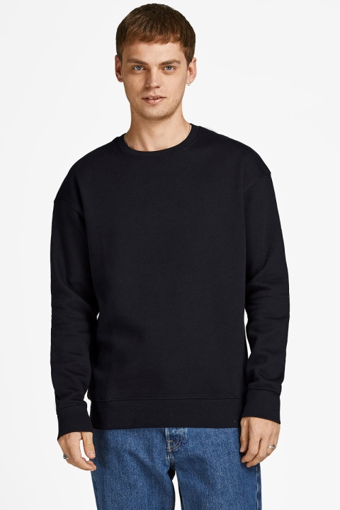 Jack & Jones JJESTAR BASIC SWEAT CREW NECK Black