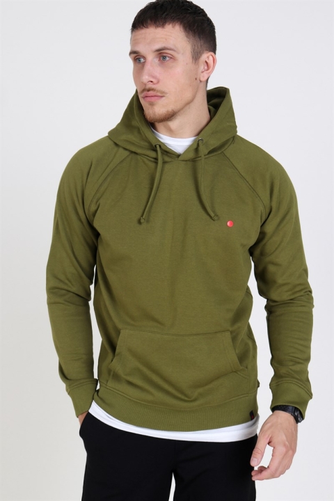 Denim Project Dot Hoodie Olive