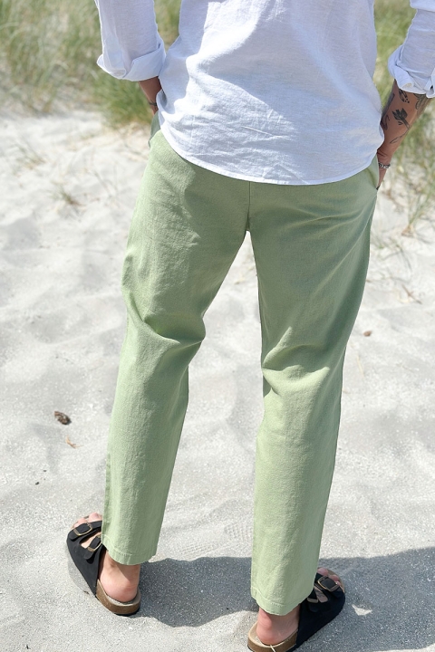 ONLY & SONS Linus Linen Pants Swamp