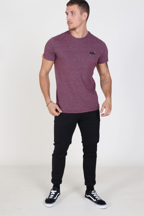 Superdry Vintage Embroidery T-shirt Creek Red