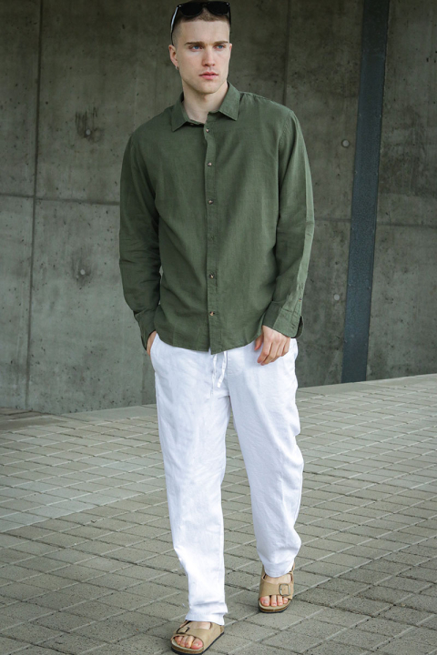 Jack & Jones Summer Shirt LS Beetle