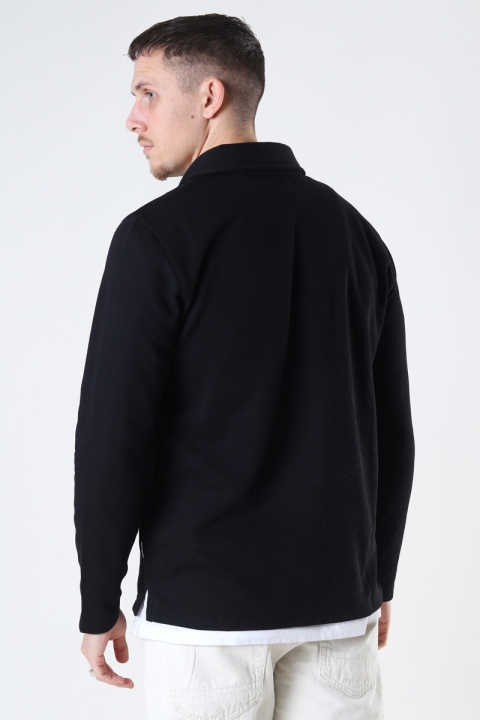 ONLY & SONS ONSMAC REG HALF ZIP SWEAT Black