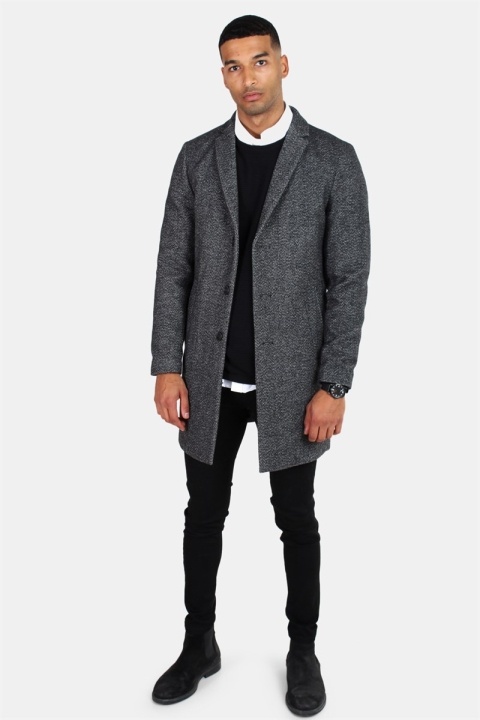 Jack and Jones JPRMorten Wollen Jas STS Grey Melange