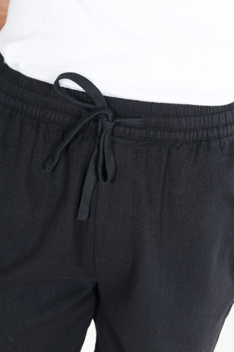 ONLY & SONS Tel Viscose Linen Shorts Black