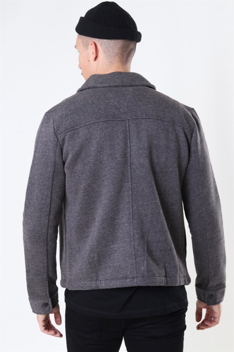 Jack & Jones Dawn Sweat Jas Grey Melange