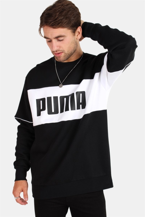 Puma Retro Crew Sweat Black