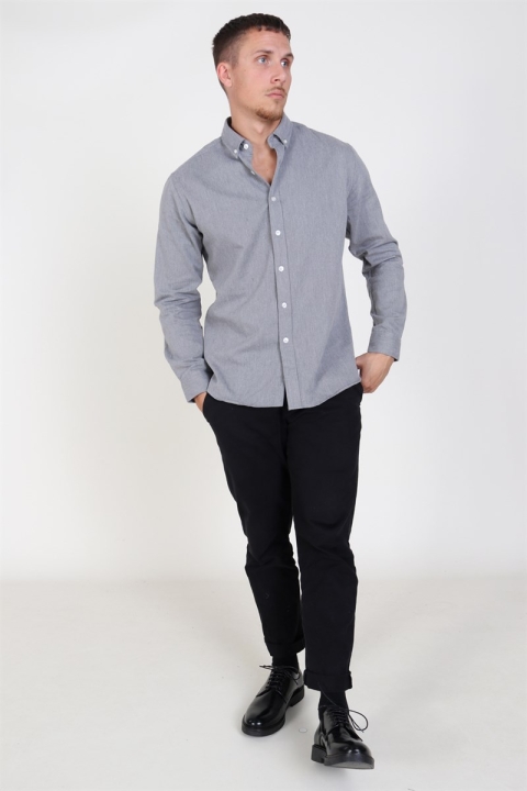 Clean Cut Sälen Flannel Overhemd Rock Grey