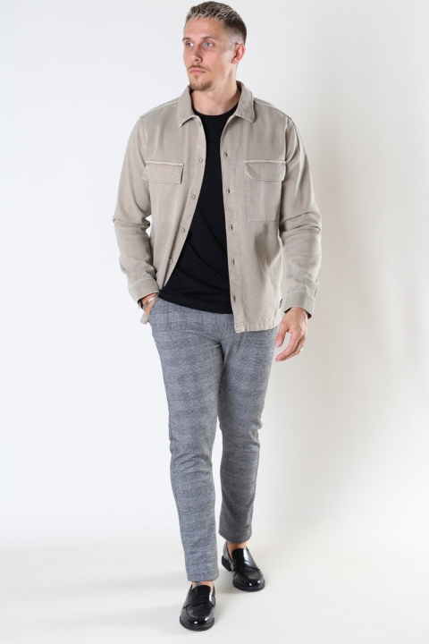 Jack & Jones JORNOLAN OVERSHIRT LS Crockery /COMFORT