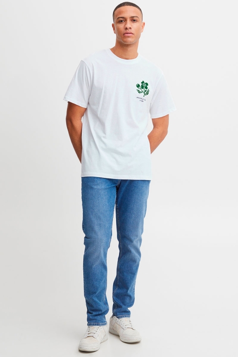 Solid Fulton Tee White