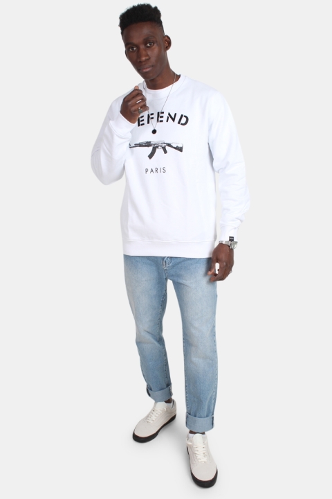 Defend Paris Paris Crew Sweat Crewneck White 