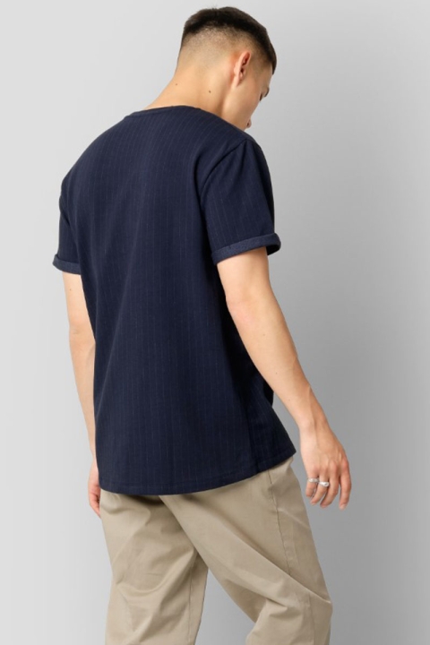 Clean Cut Copenhagen Timothy Structured Tee Dark Navy