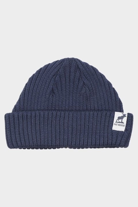 Fat Moose Fat Beanie Hoed Navy